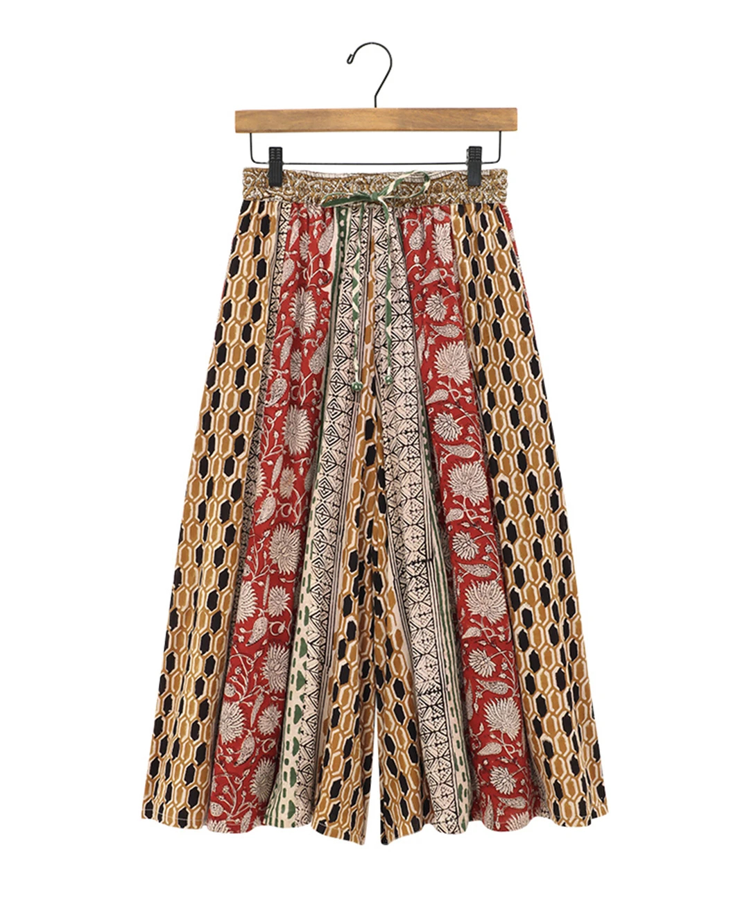 Shanti Shanti シックブロックプリントパンツ【WEB限定