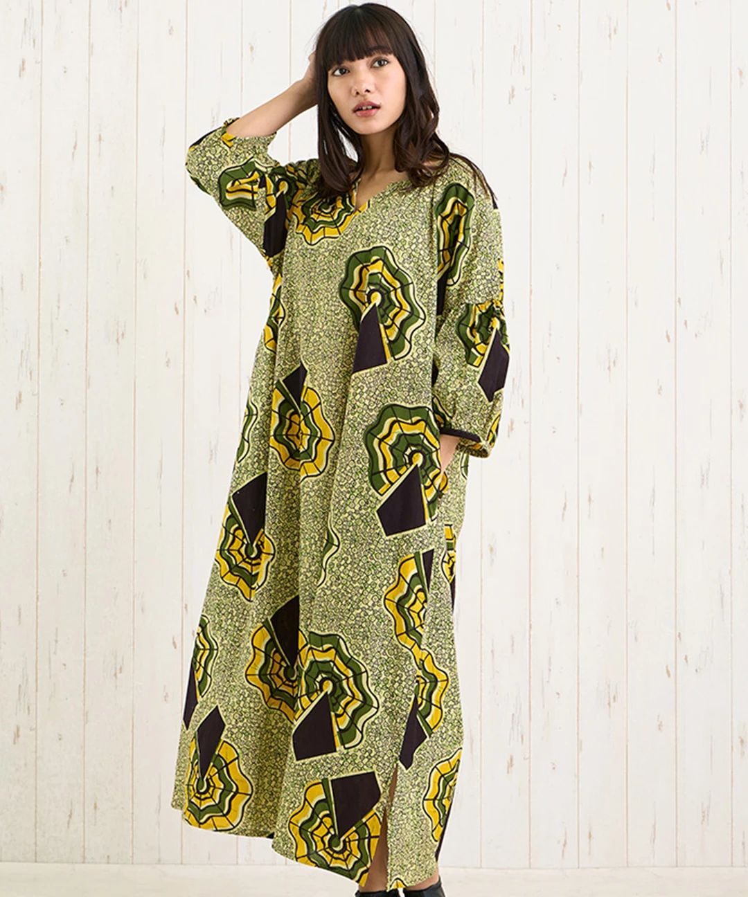 TMC 【Shanti Shanti】ワンピース アフリカンプレーン TMC 【Shanti Shanti】ワンピース アフリカンプレーン 11724-260