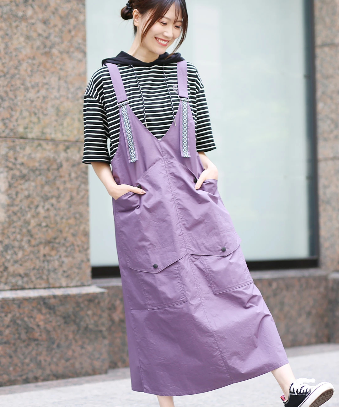復刻】チンツ加工サロペット | PANTS | anana online store