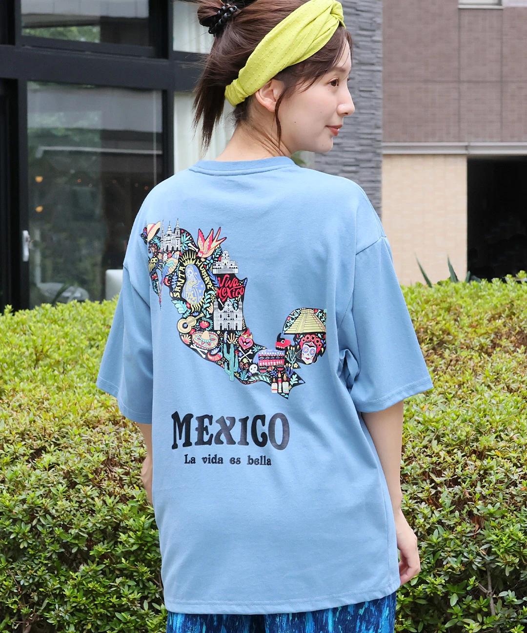メキシコマップバックプリントTシャツ / Tシャツ・カットソー