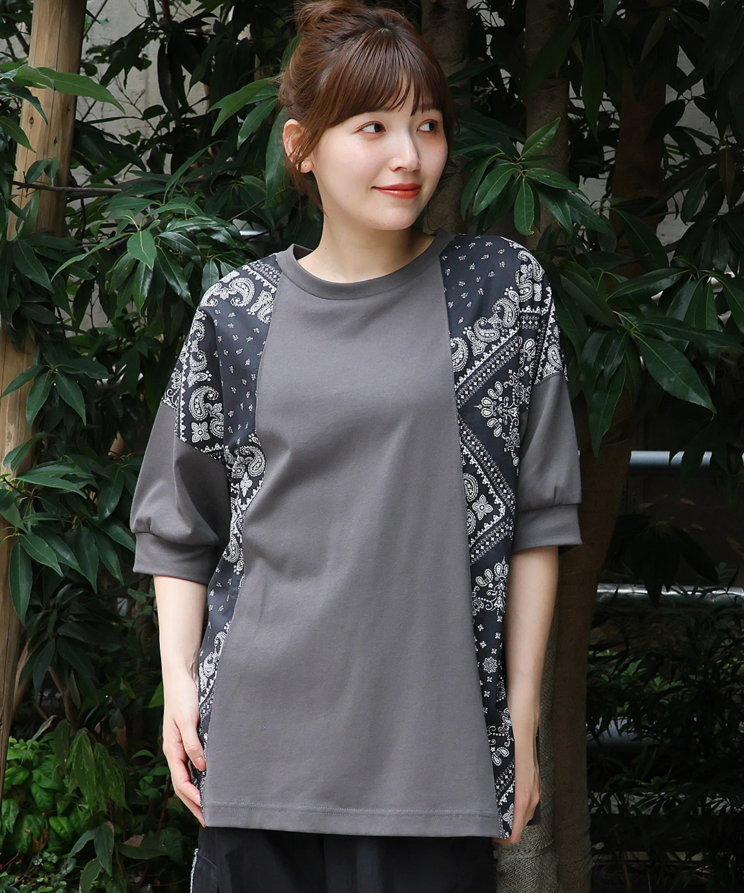 バンダナプリント　Tシャツ　プリスティン THE NORTH FACE tシャツ ザ・ノースフェイス M'S BANDANA S/S R