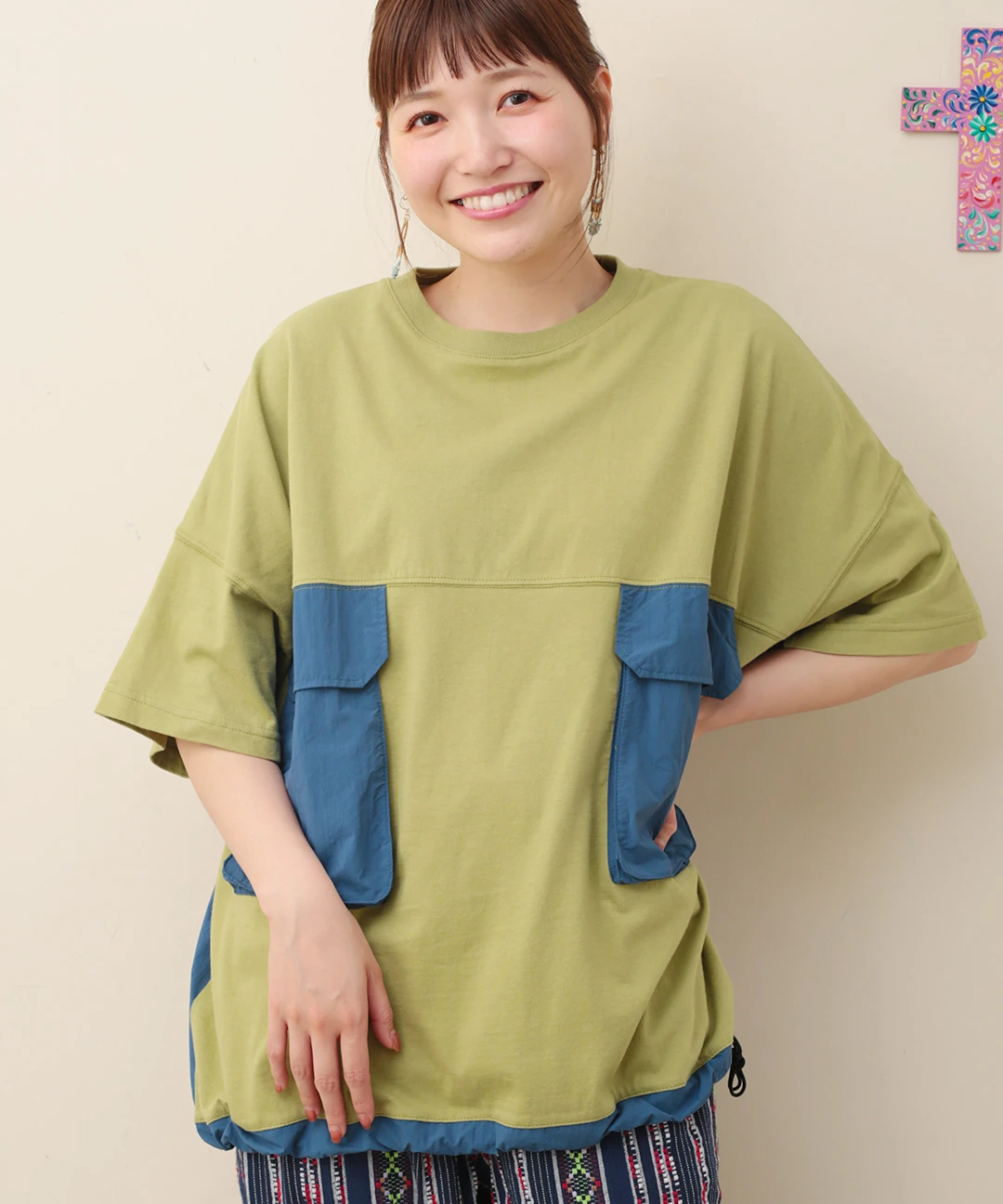 KODAK★大人気★レインボーソロナポケット半袖Tシャツ♪ KODAK☆大人気☆ソロナ レインボー半袖Tシャツ♪ (KODAK/Tシャツ