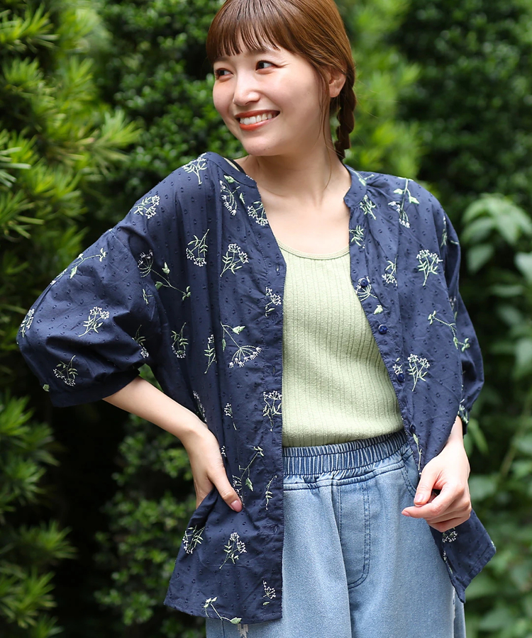 チチカカ |PORINA ブルーム刺繍ブラウス【WEB限定】