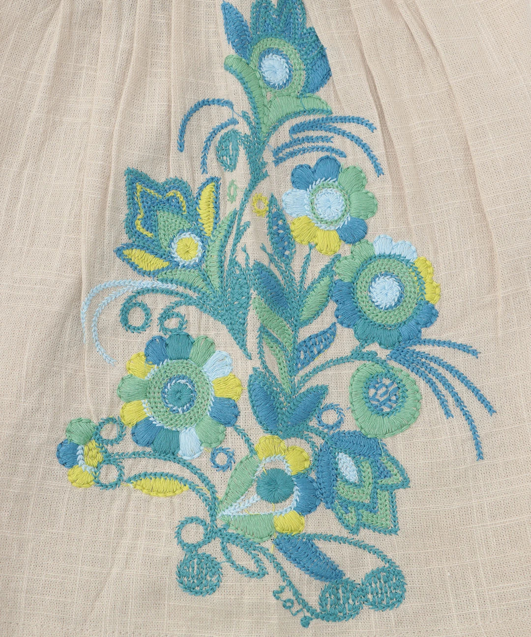 ANAYI モクロディ刺繍 ソデフリル プルオーバー ANAYI モクロディ刺繍 ソデフリル プルオーバー - メルカリ