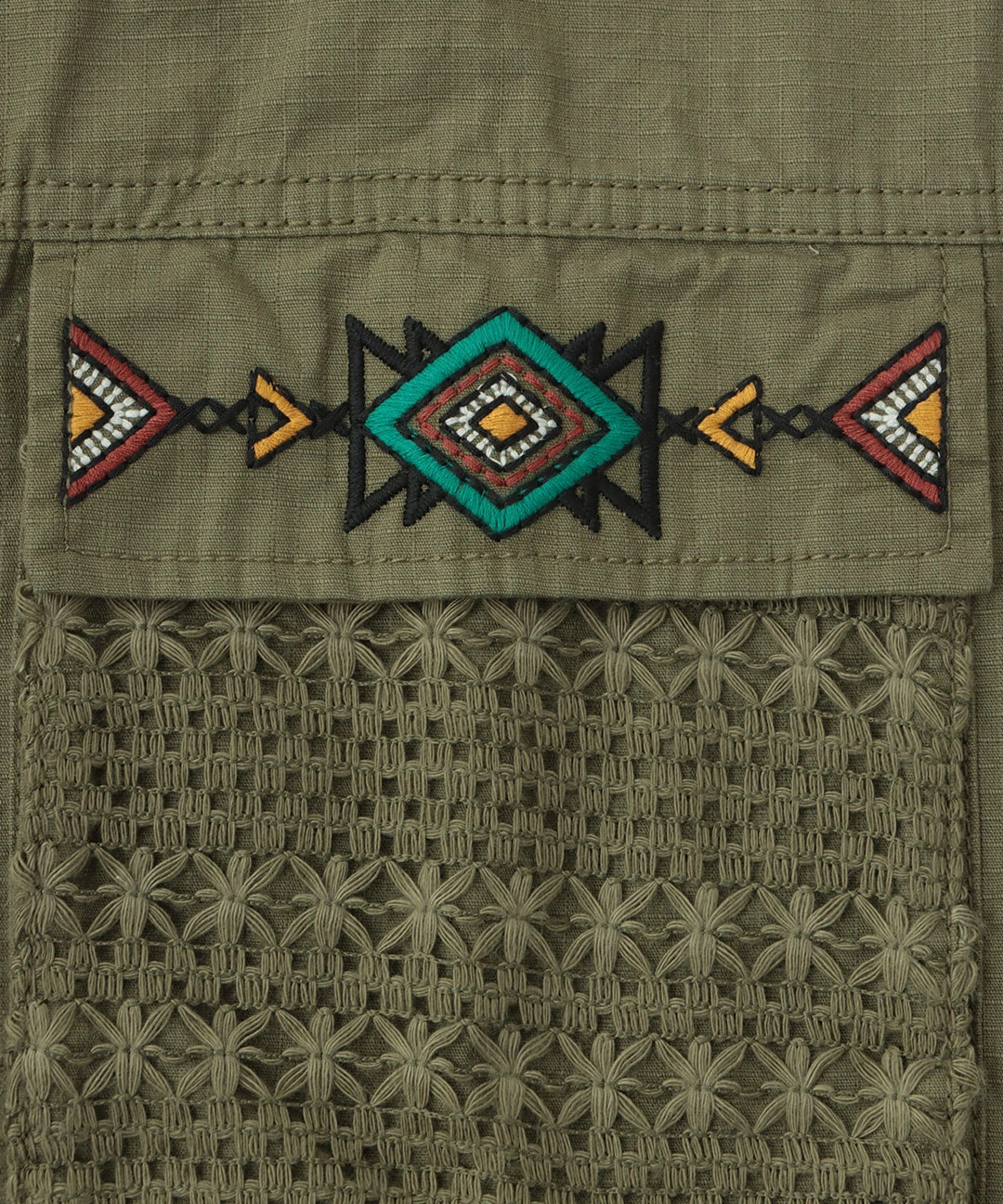 スリーブアロー刺繍シャツジャケット / ジャケット・ブルゾン