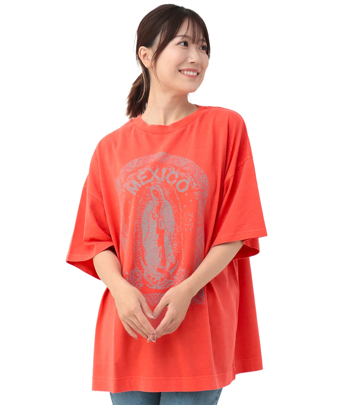 ピグメントグアダルーペプリントプルオーバー / Tシャツ