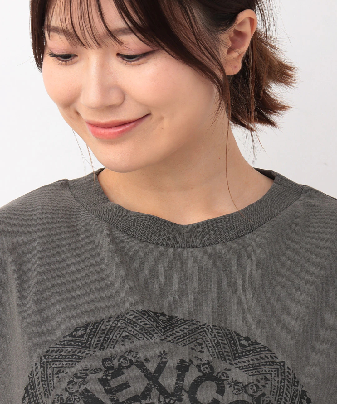 ピグメントグアダルーペプリントプルオーバー ／ Tシャツ トップス レディース 秋冬 春 五分袖 カットソー ピグメント加工 ヴィンテージ風 オーバーサイズ 楽天市場】ピグメントグアダルーペプリントプルオーバー ／ T