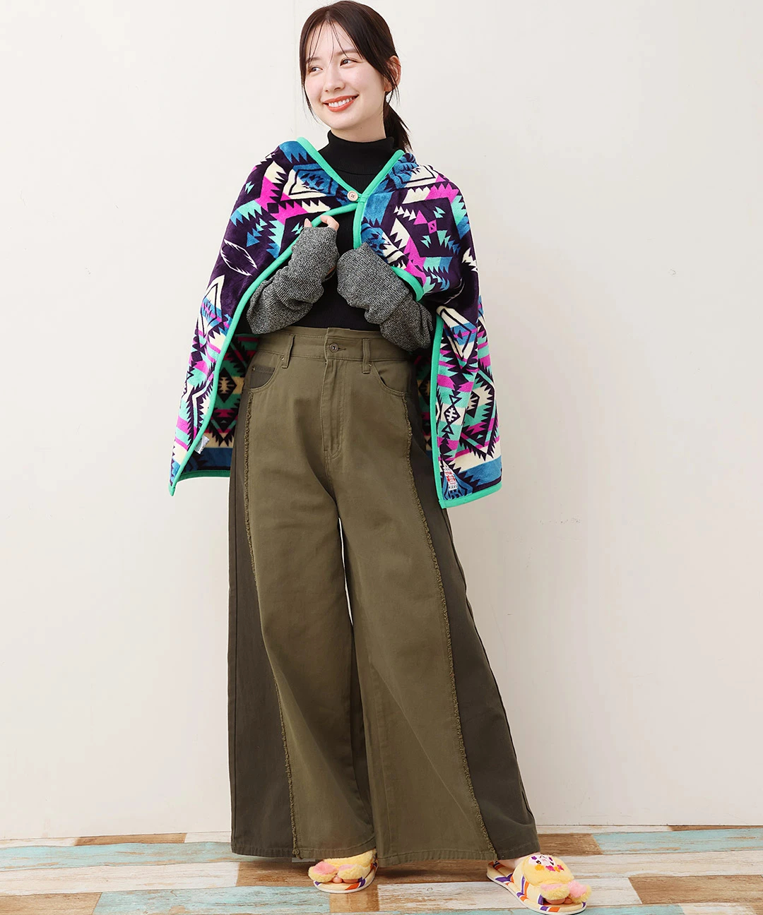 カラフル　ジグザグ　ブランケット 2 カラフル ジグザグ ブランケット 2