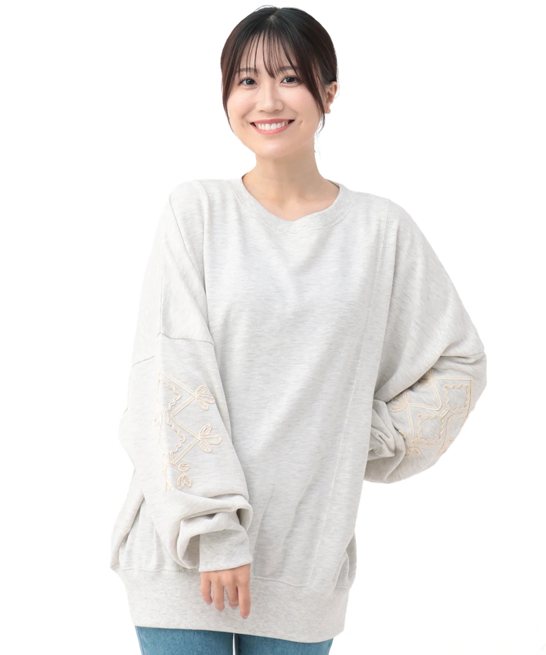 キカテープ刺繍スウェットプルオーバー / スウェット・パーカー