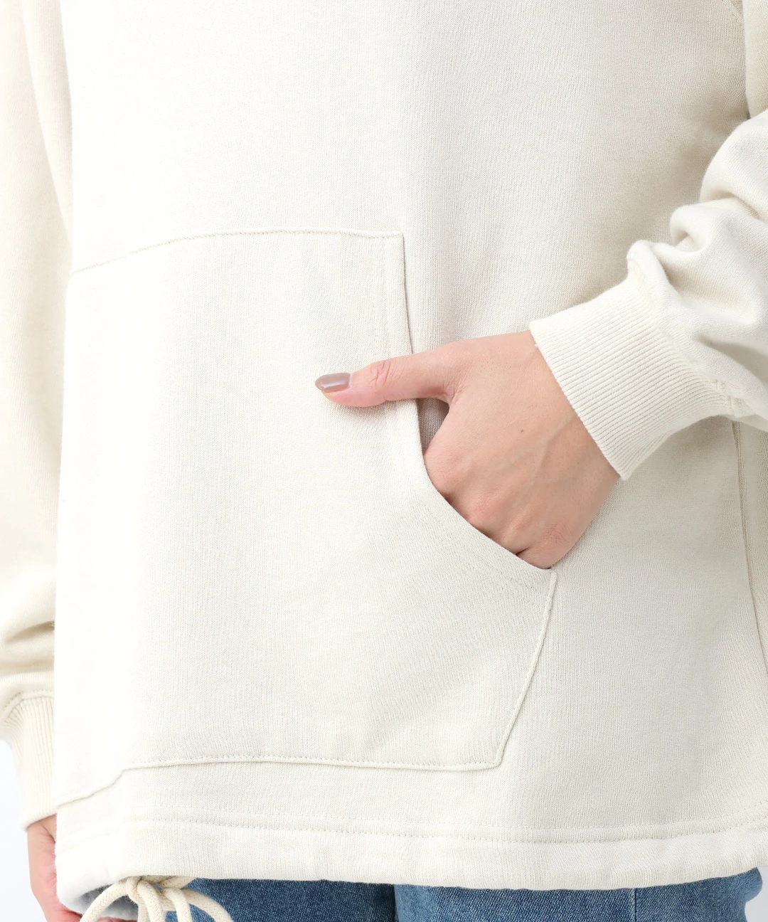 go slow caravan 猫と麦酒裏毛スウェットプルパーカー【WEB限定