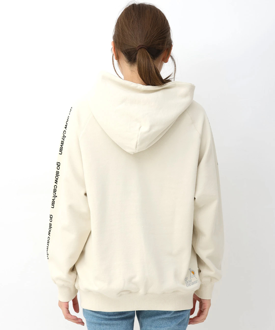 goslowcaravan パーカー野営ネコ アイボリー XL 楽天市場】ゴースローキャラバン go slow caravan トップス