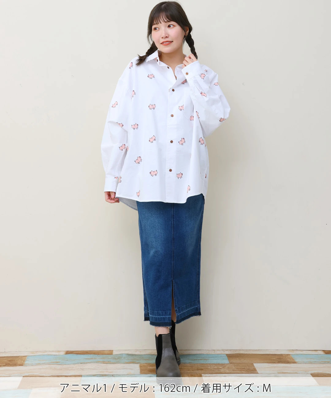 プリーツプリーズ 極美品 03AW 民族 魚柄 シャツ カーキ 3 STK プリーツプリーズ 極美品 03AW 民族 魚柄 シャツ カーキ 3 STK