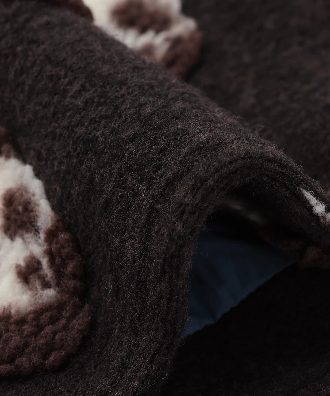 go slow caravan ジャカードボアステンカラーコンチョコート【WEB限定