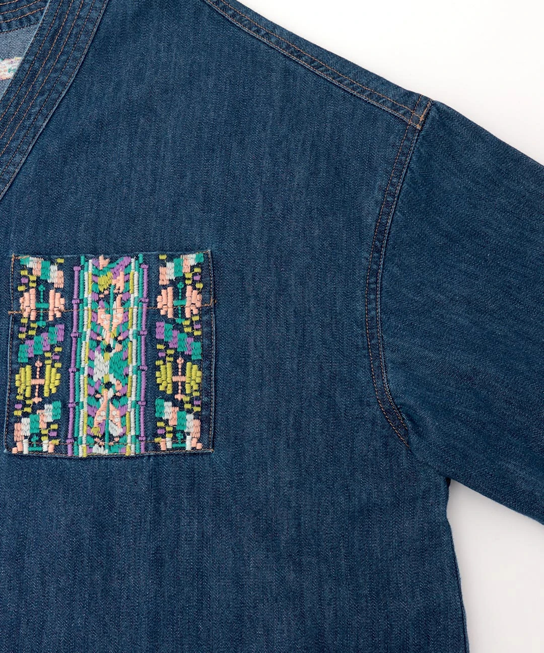 Rico メヒコデニム刺繍ロングジャケット / ジャケット・ブルゾン