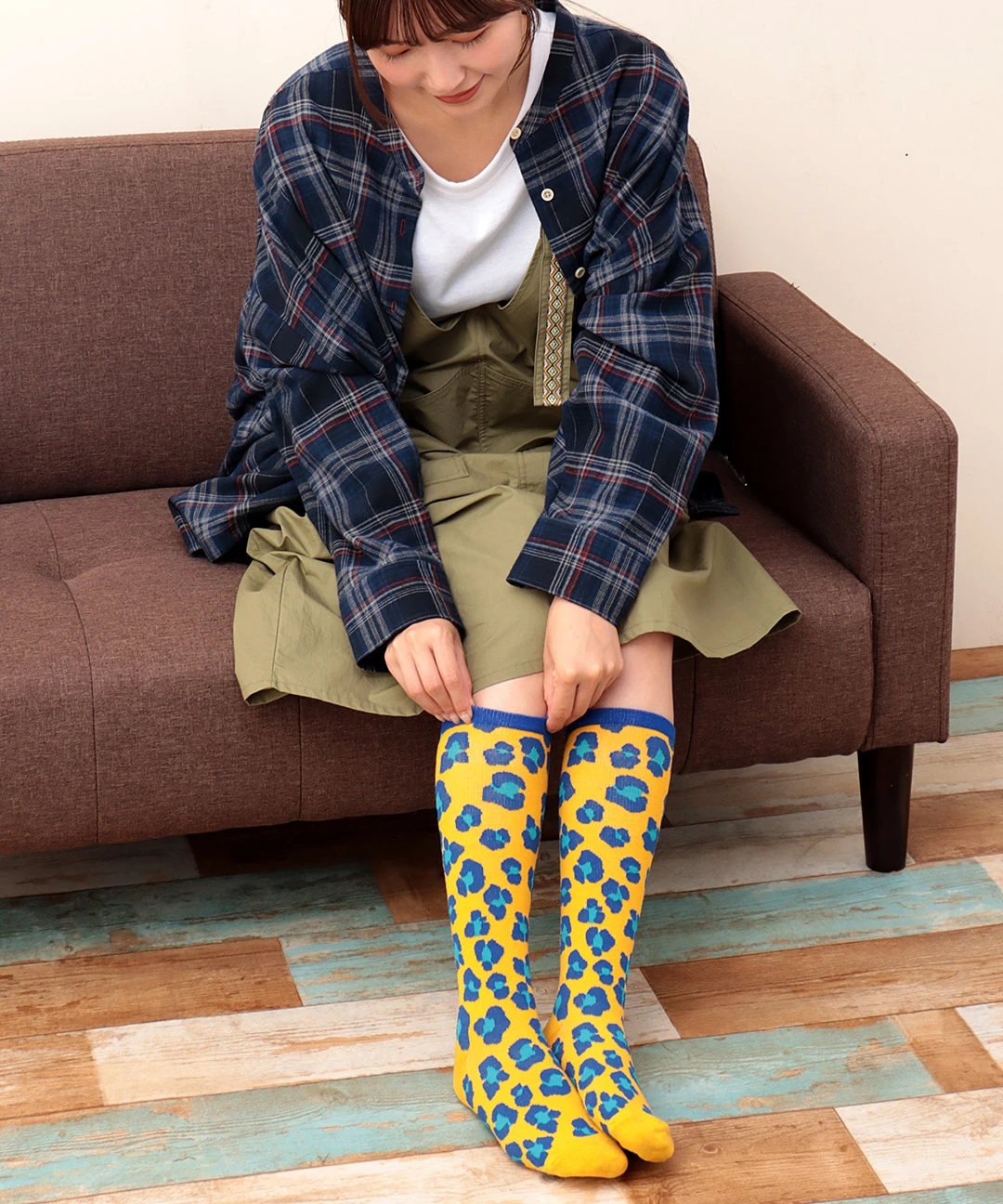 カラフルアニマル着圧ソックス / 靴下・ソックス | エスニック