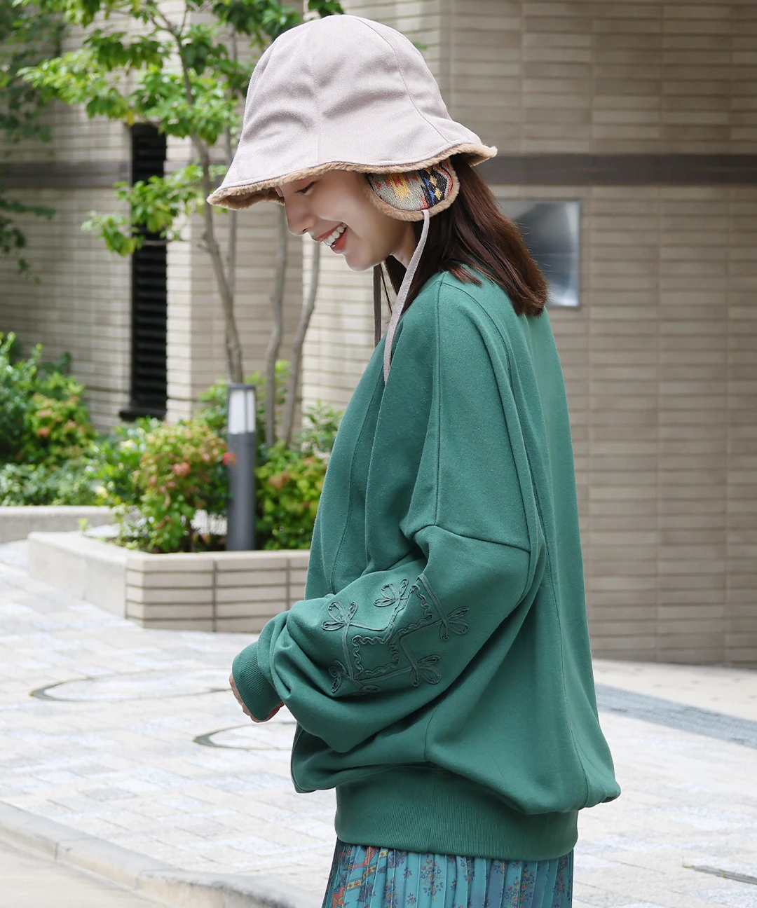 ゴブラン耳当てチューリップハット / ハット | エスニックファッション