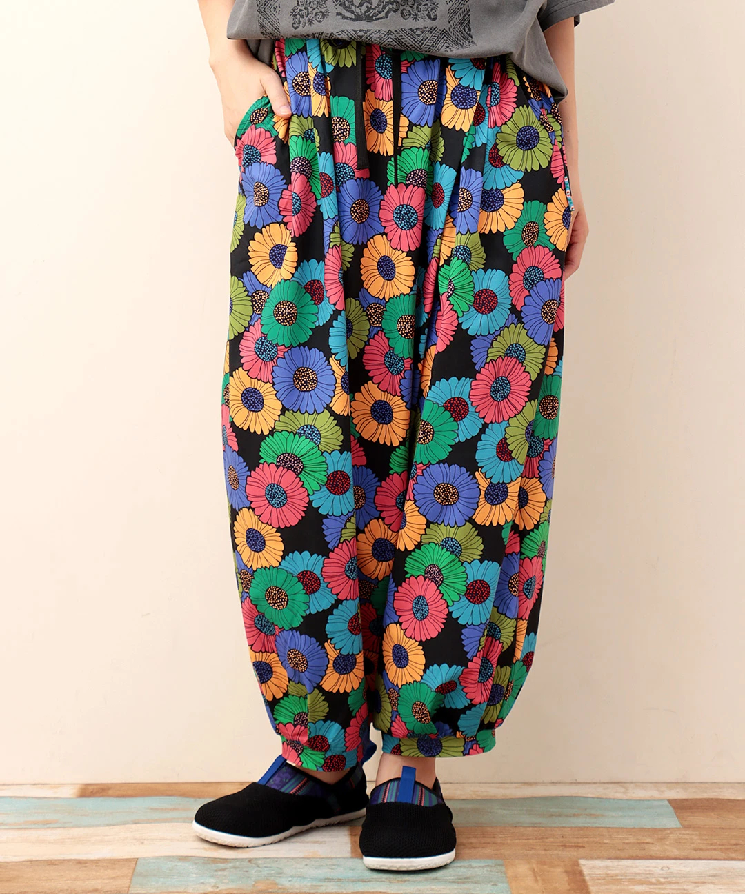 ドライ軽量ストレッチUVタイ風パンツ / パンツ | エスニック