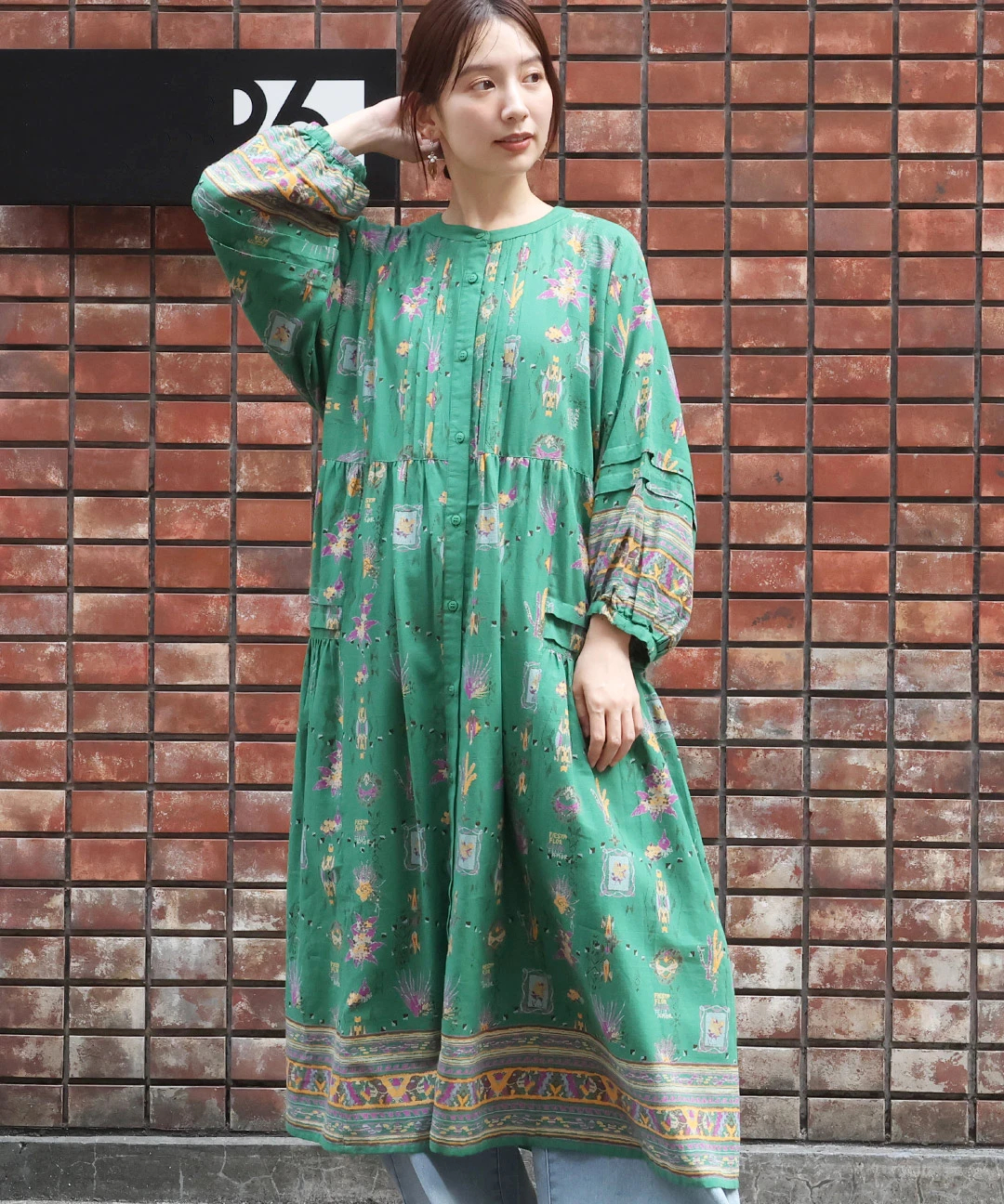 チチカカ（titicaca）/コットンメヒコプリントワンピース コットンメヒコプリントワンピース / ワンピース | エスニック