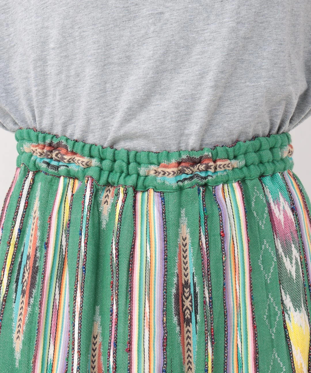 チチカカ（titicaca）/Rico メヒコストライプジャカードスカート Rico メヒコストライプジャカードスカート / スカート | エスニック
