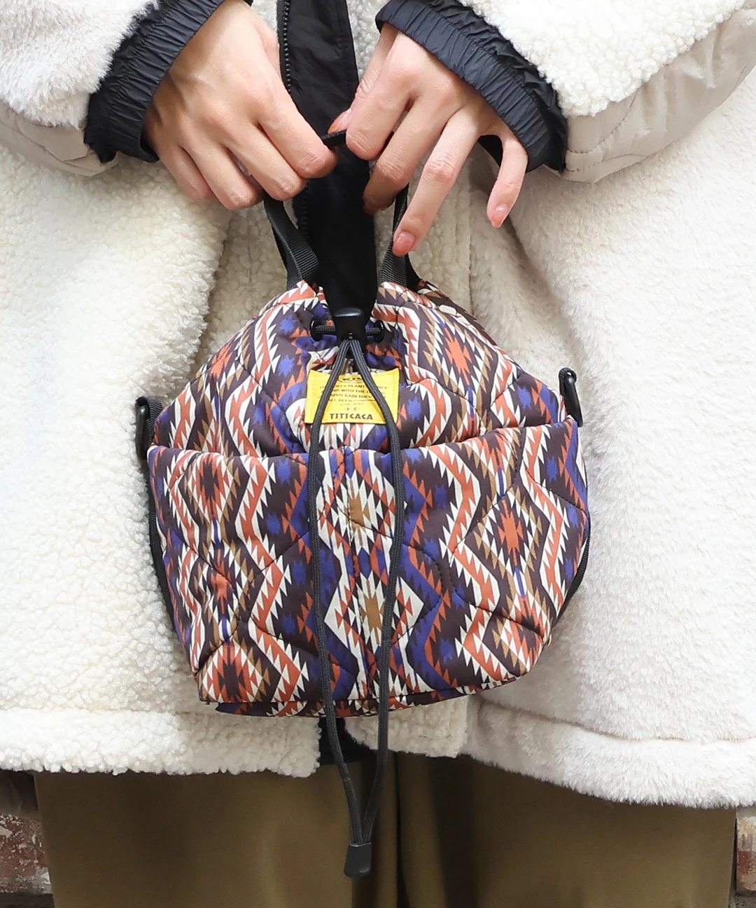 KiU コラボ パデット巾着ミニバッグ / トート・エコバッグ・かごバッグ