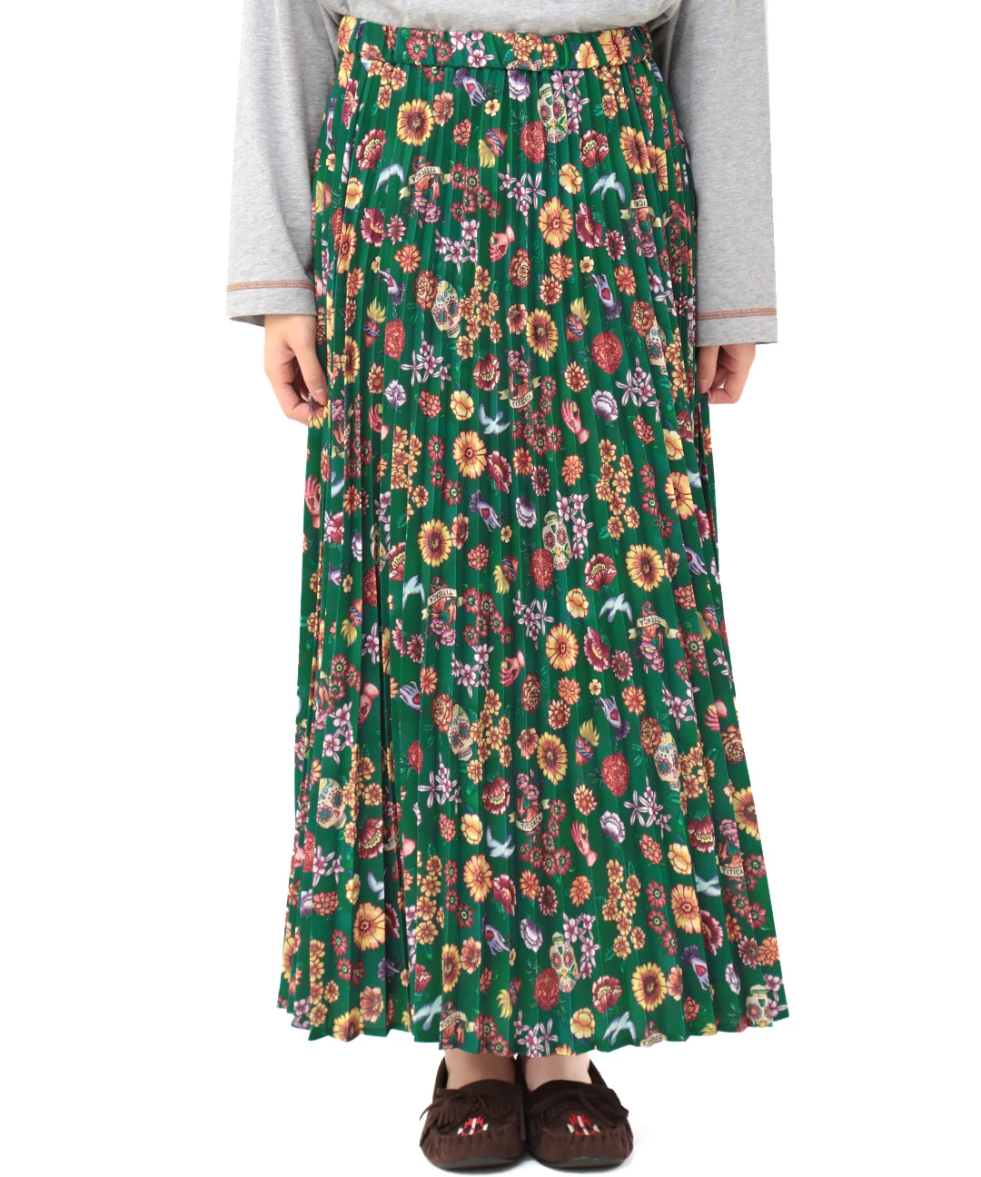 【未使用】エルメス　ストライプ　スカート　ゴルチエ期　マルチカラー　エスニック sawa-9516_00.jpg?basethum=225