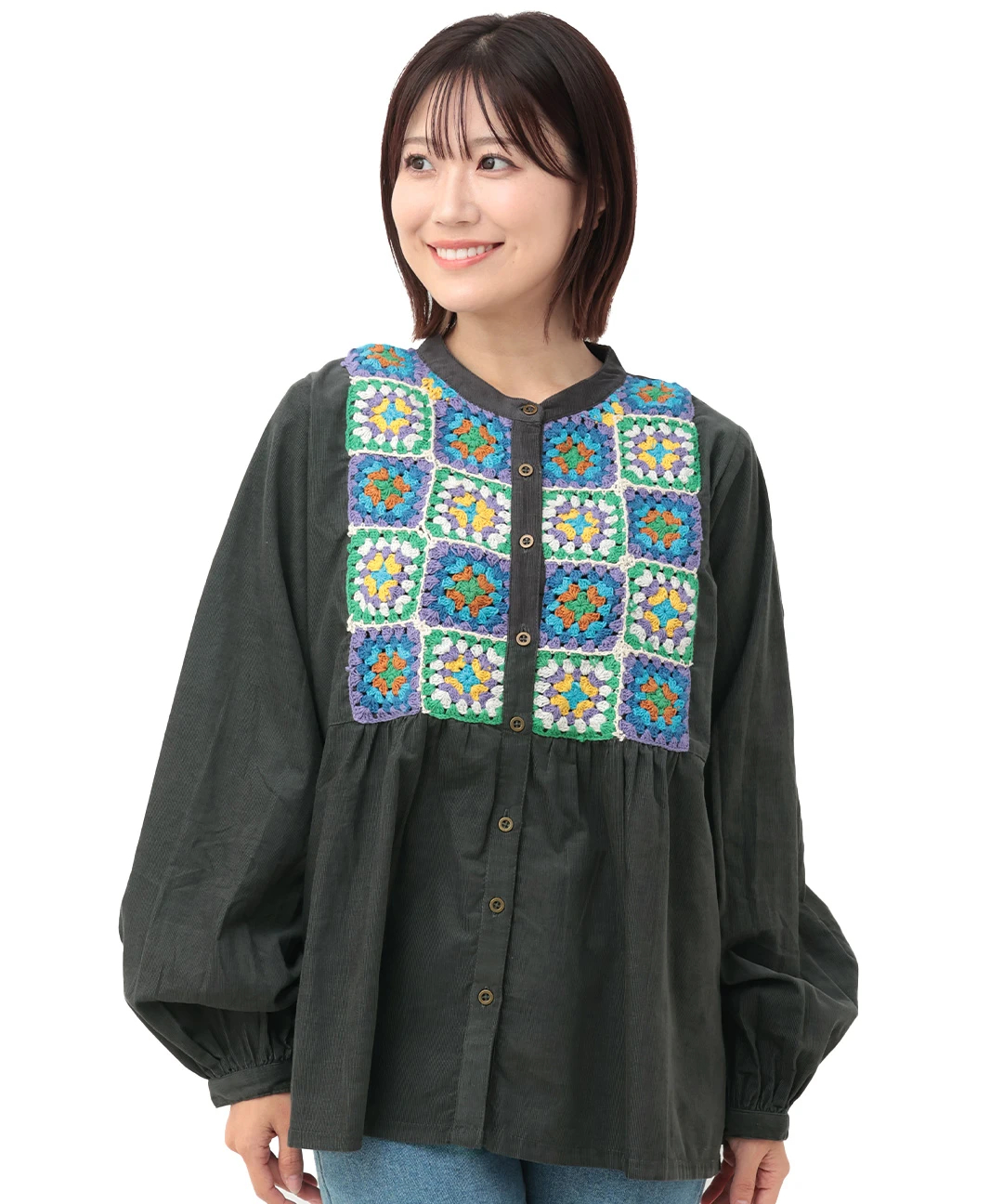 Rico クロシェコールブラウス / シャツ・ブラウス | エスニック