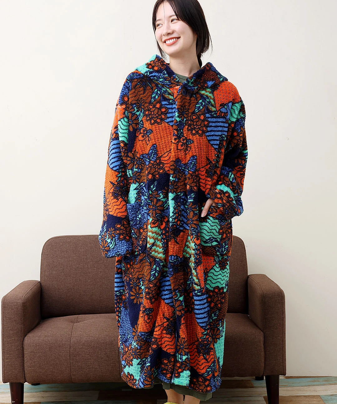 Arigato~さま。チチカカ曼荼羅&アミナ カティ&Rags Unite 花柄 Gianina Cosmos Flower Lace Mini Caftan - Mauve by Miguelina | HerStory