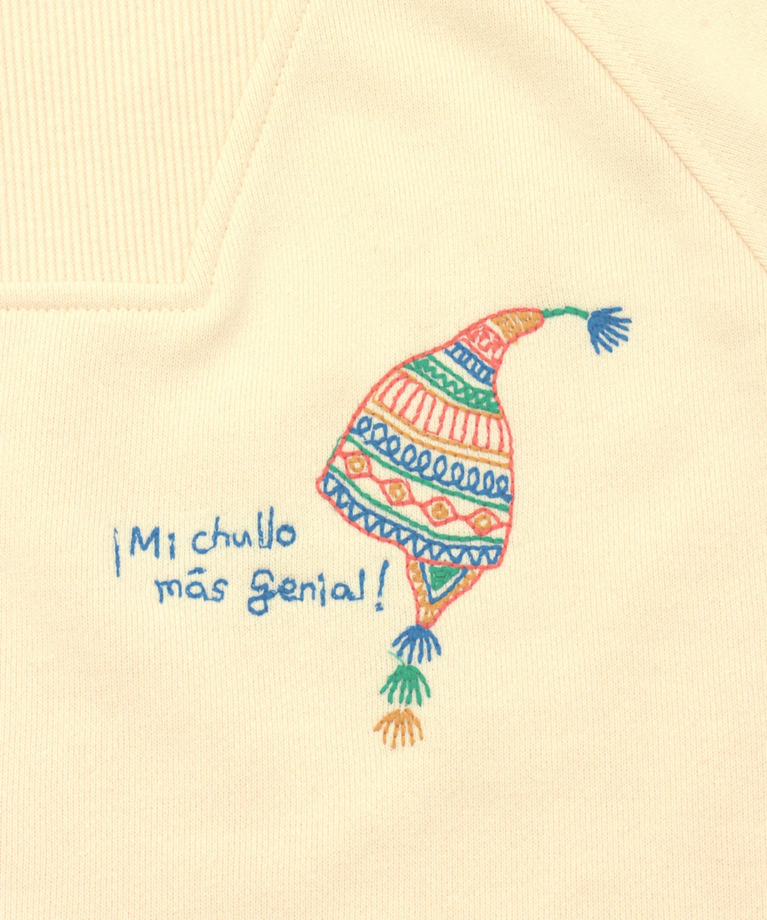 スケッチ刺繍ハーフジッププルオーバー / スウェット・パーカー