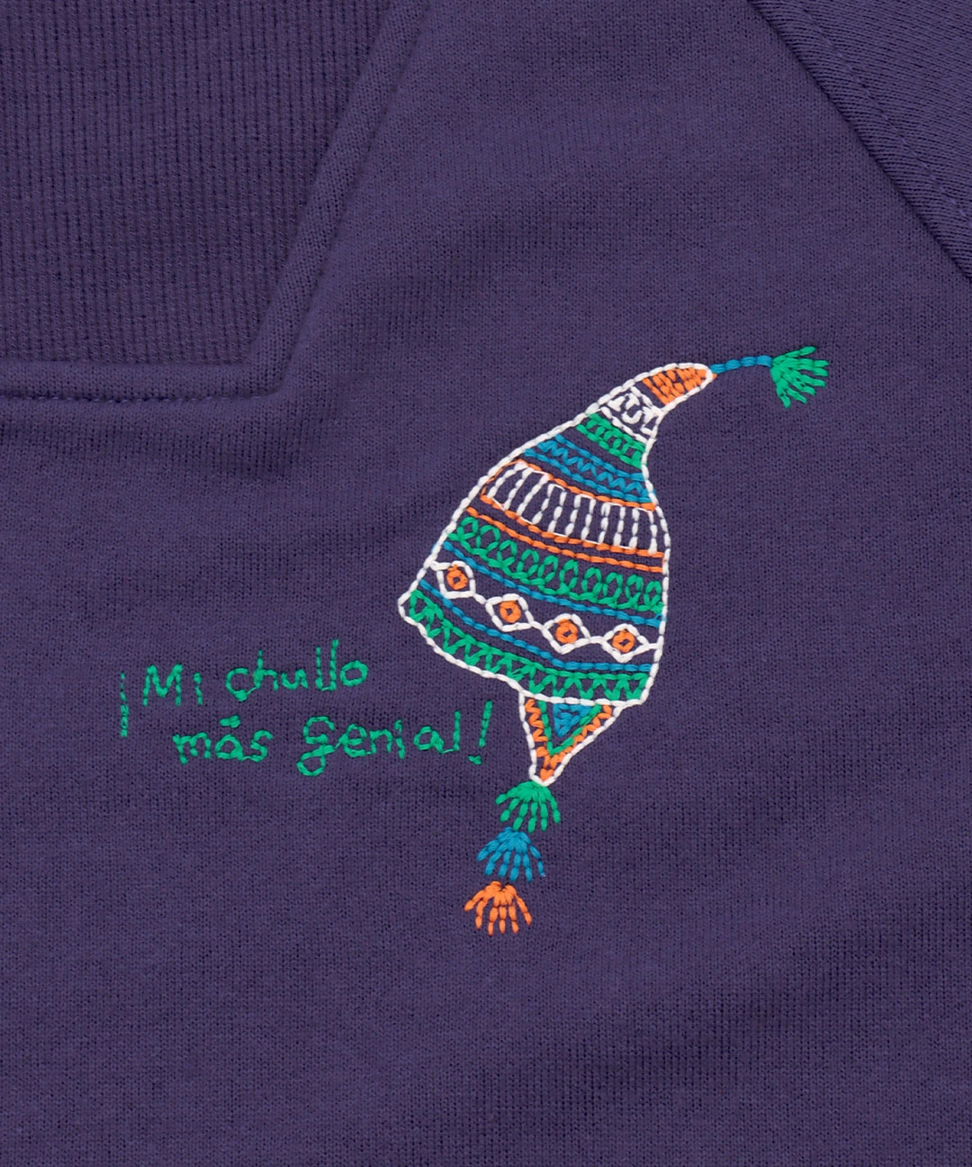 スケッチ刺繍ハーフジッププルオーバー / スウェット・パーカー