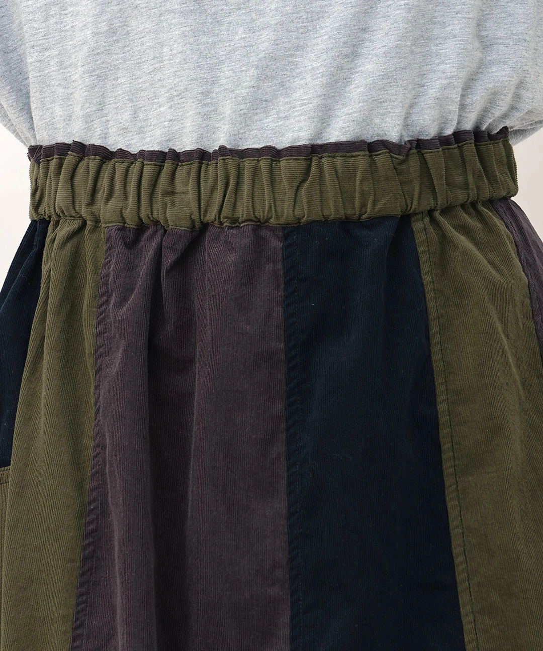 切替ギャザースカート(大きいサイズ) / スカート | エスニック