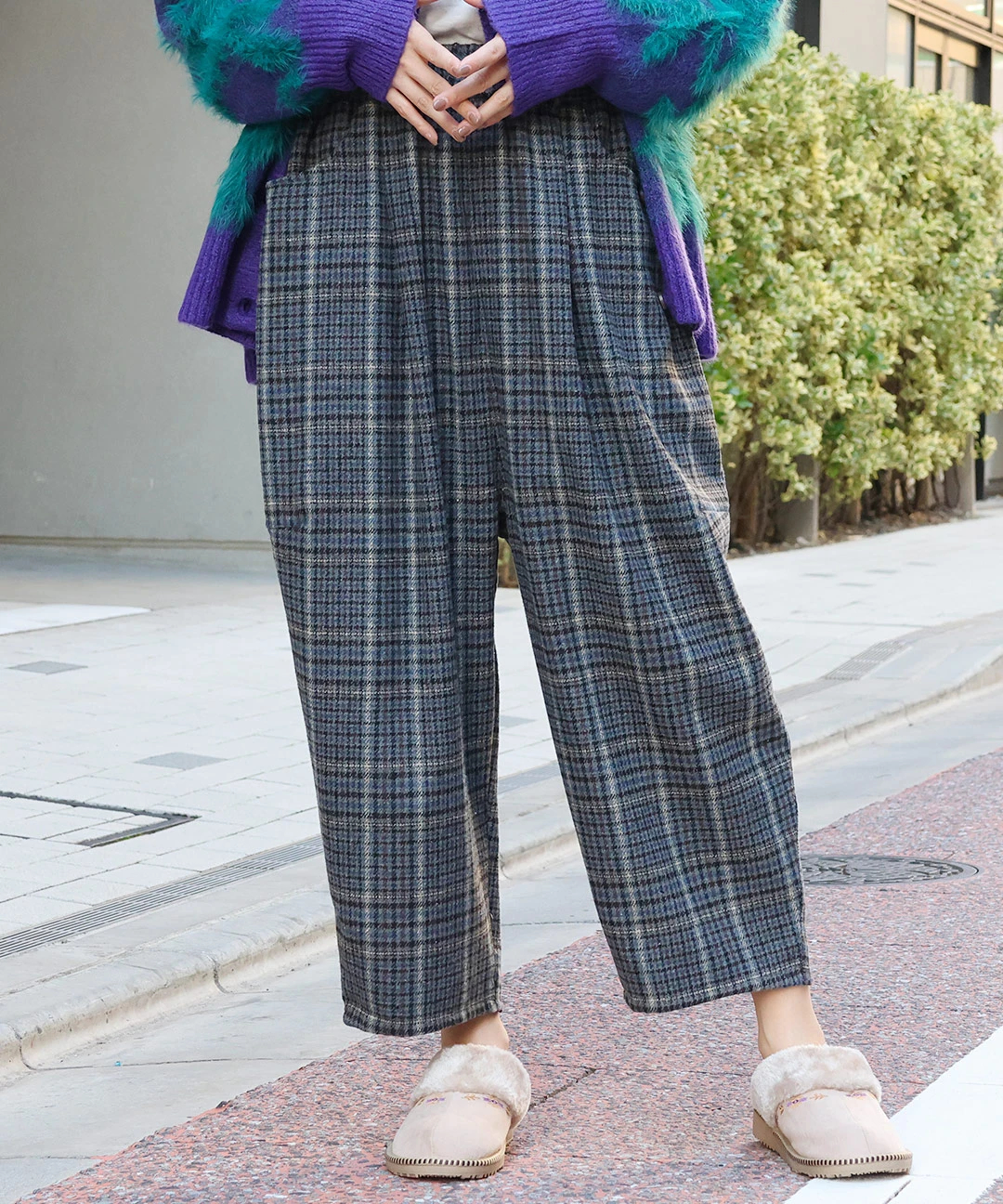 ガンクラブチェックコクーンパンツ / パンツ | エスニックファッション