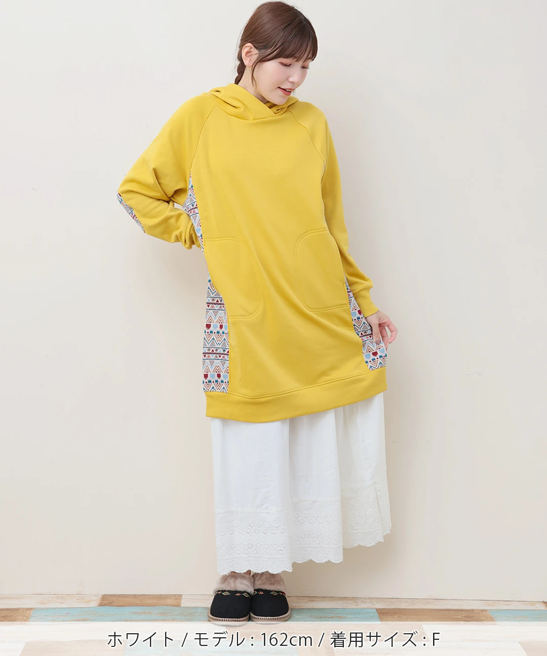 【美品】CIVIDINI チヴィディーニ コットン混スカート 42 (M相当) 美品】CIVIDINI チヴィディーニ コットン混スカート 42 (M相当
