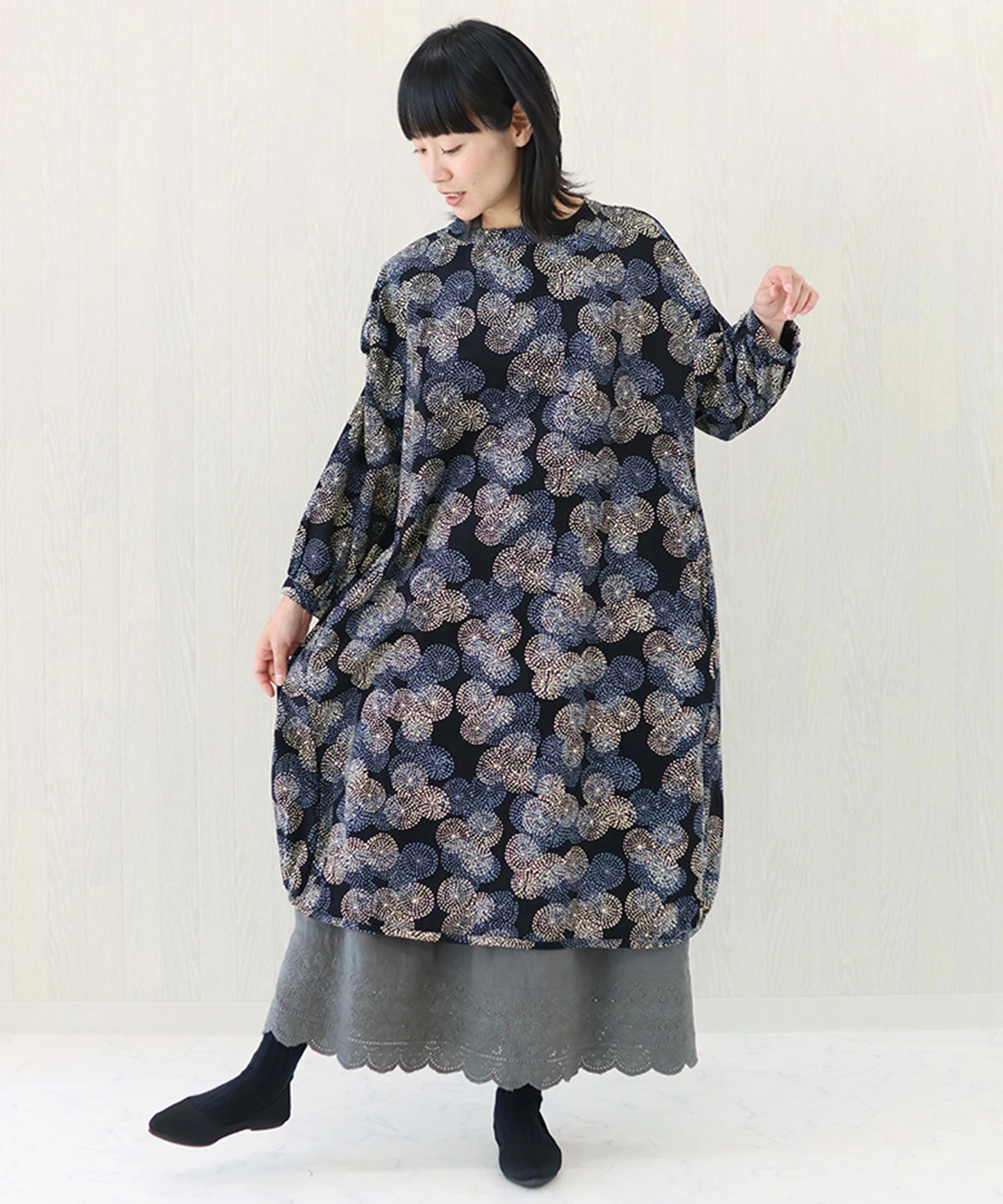 PORINA コットンツイル裾レースペチスカート【WEB限定】 / スカート