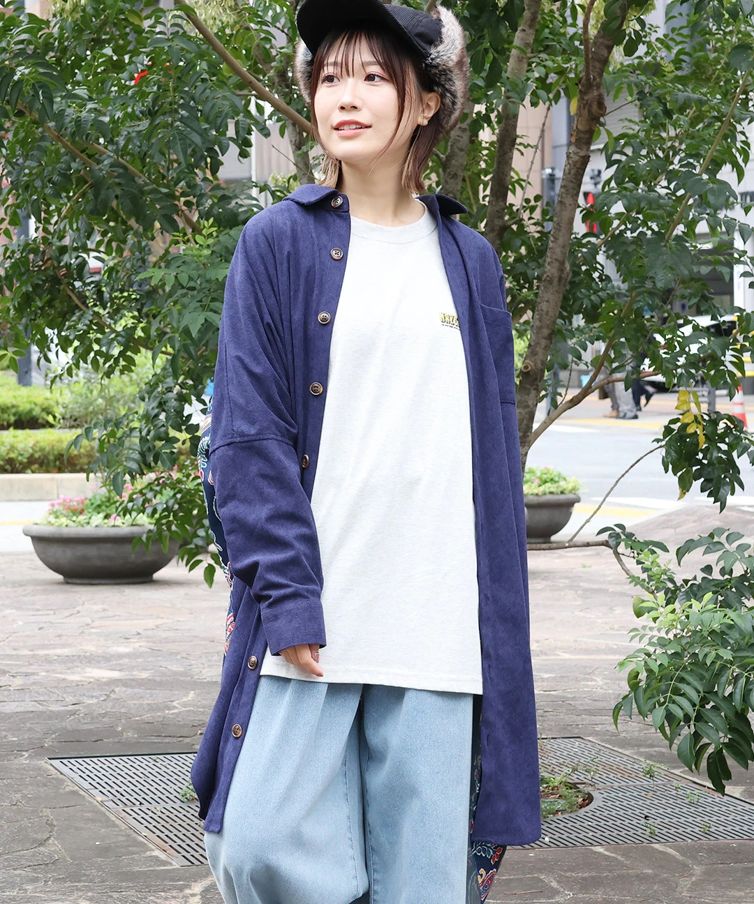 ペイズリードッキングシャツワンピース【2月24日(火)15時までの限定