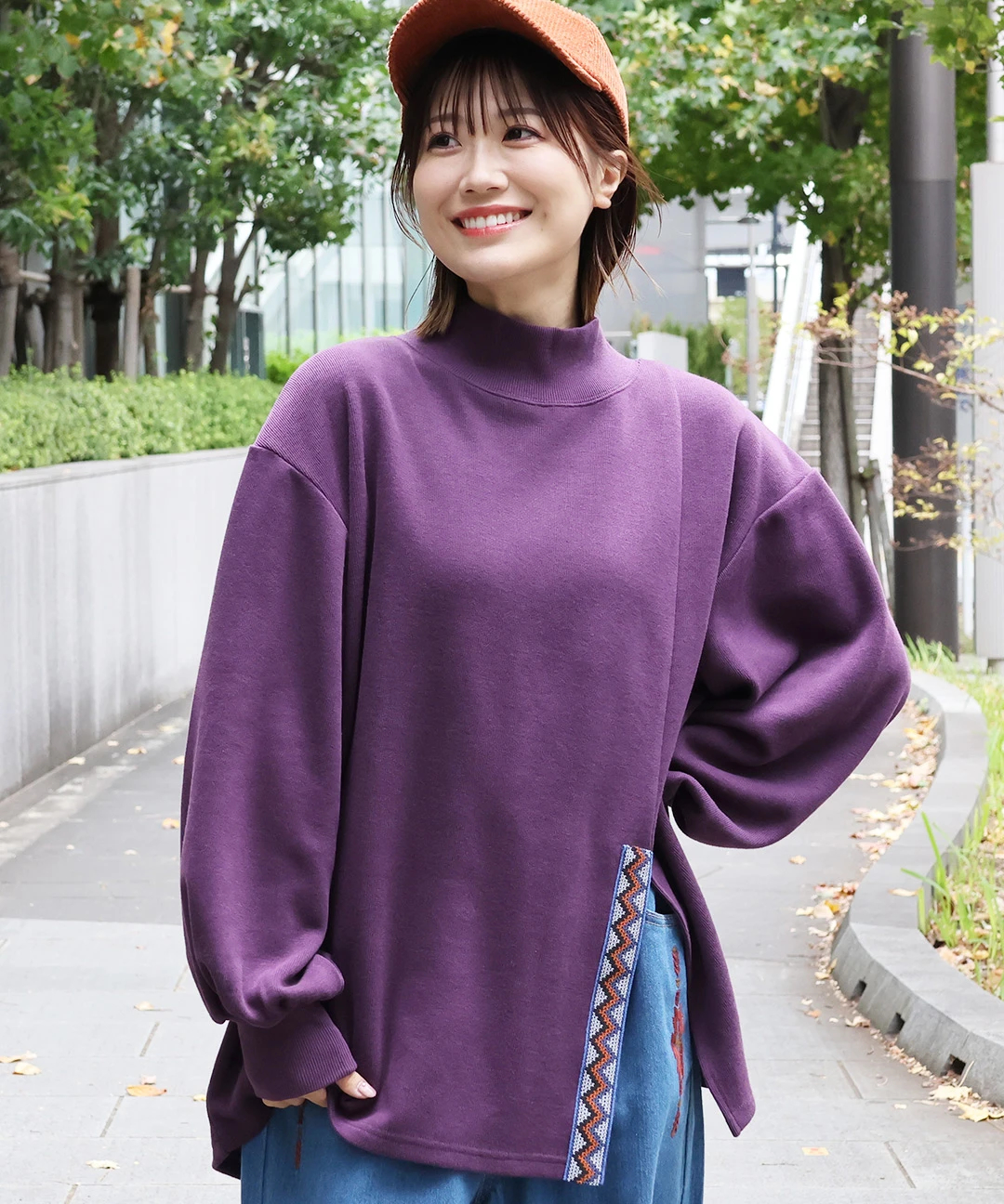アシンメトリースリットプルオーバー / Tシャツ・カットソー