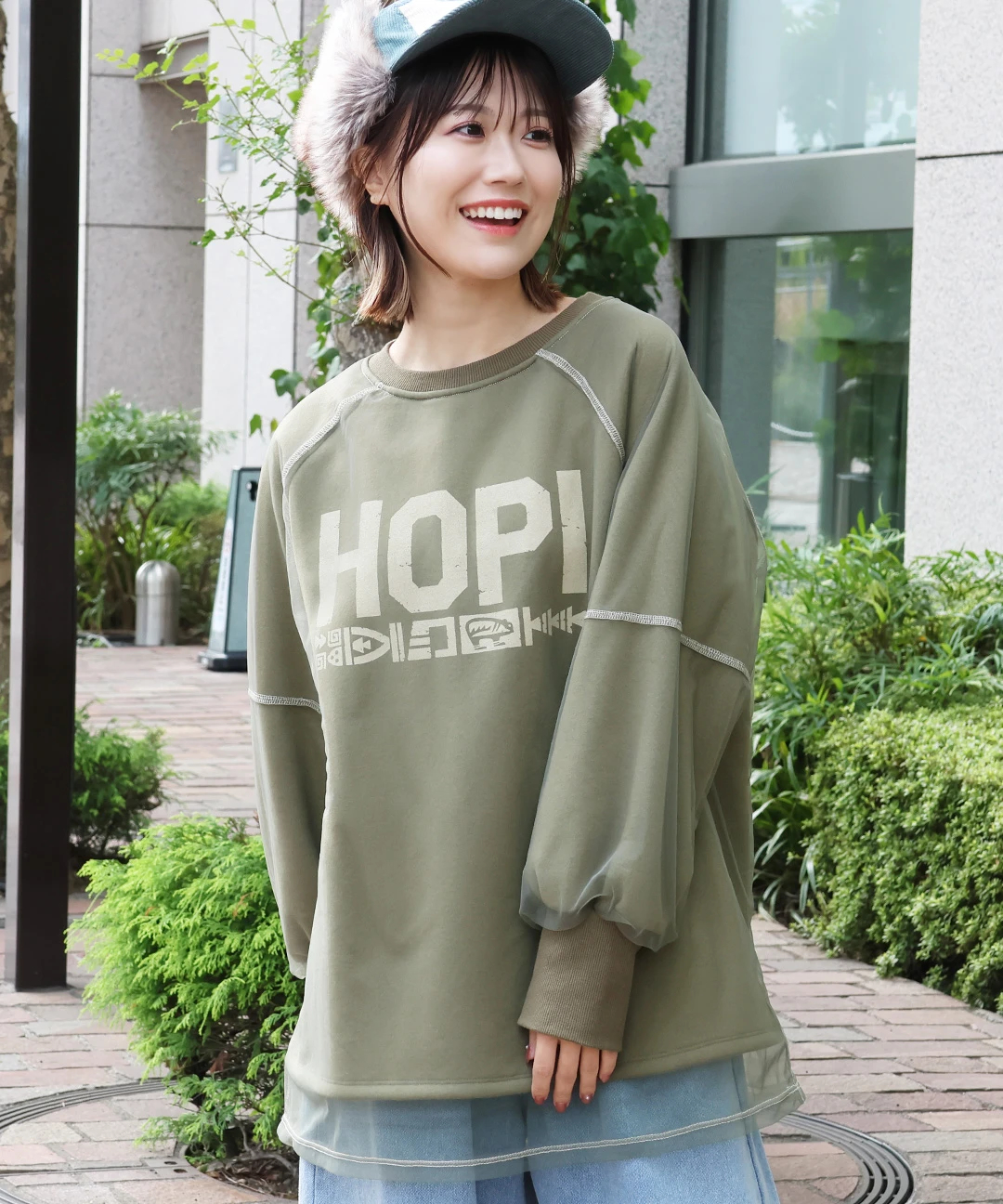 大きいサイズ！ チュール　ジャンパー　ホワイト 大きいサイズ！ チュール ジャンパー ホワイト