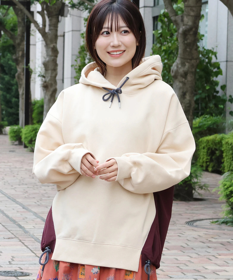 チチカカ |リップストップコンビプルパーカー