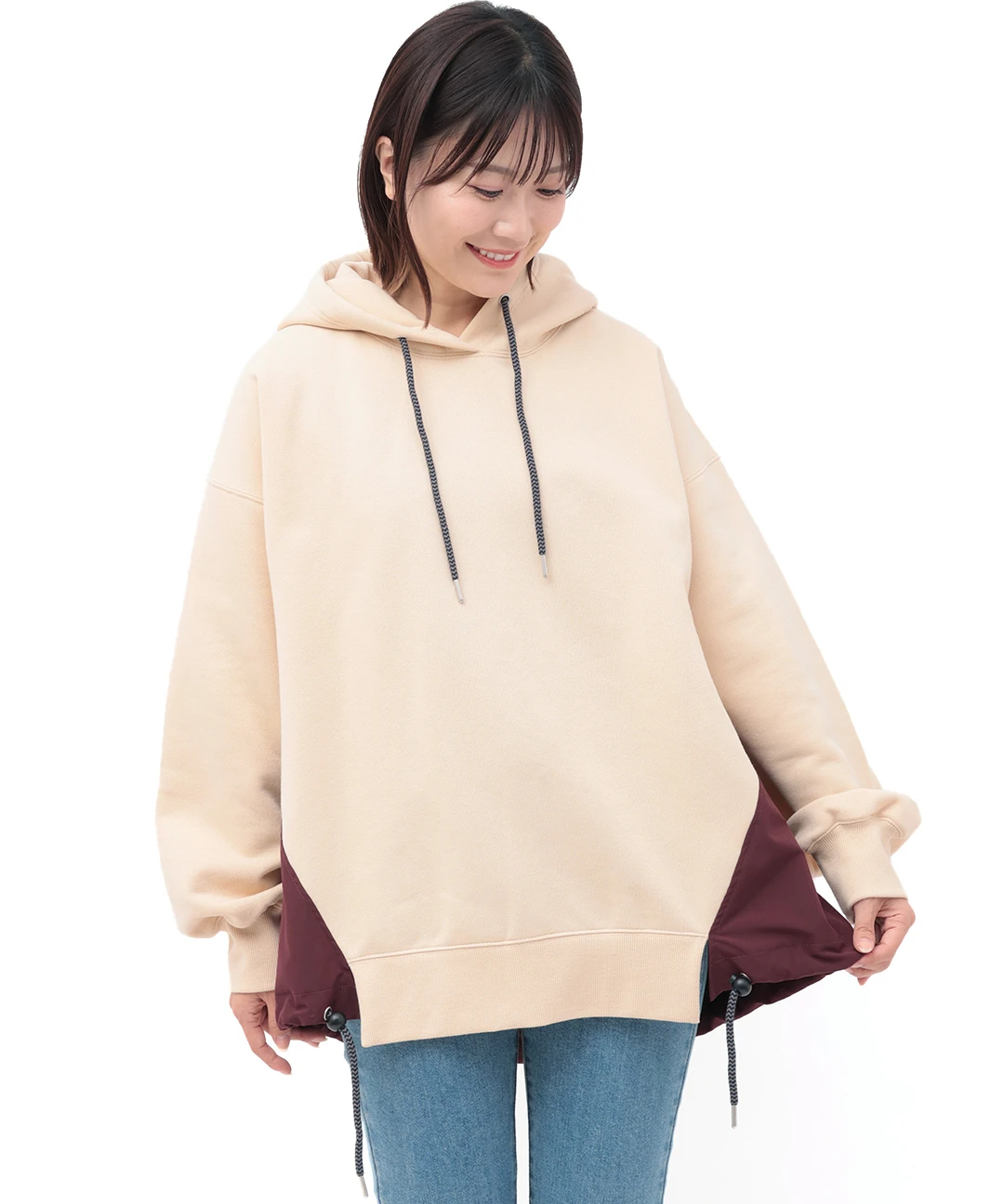 リップストップコンビプルパーカー【8月5日(火)15時までの限定