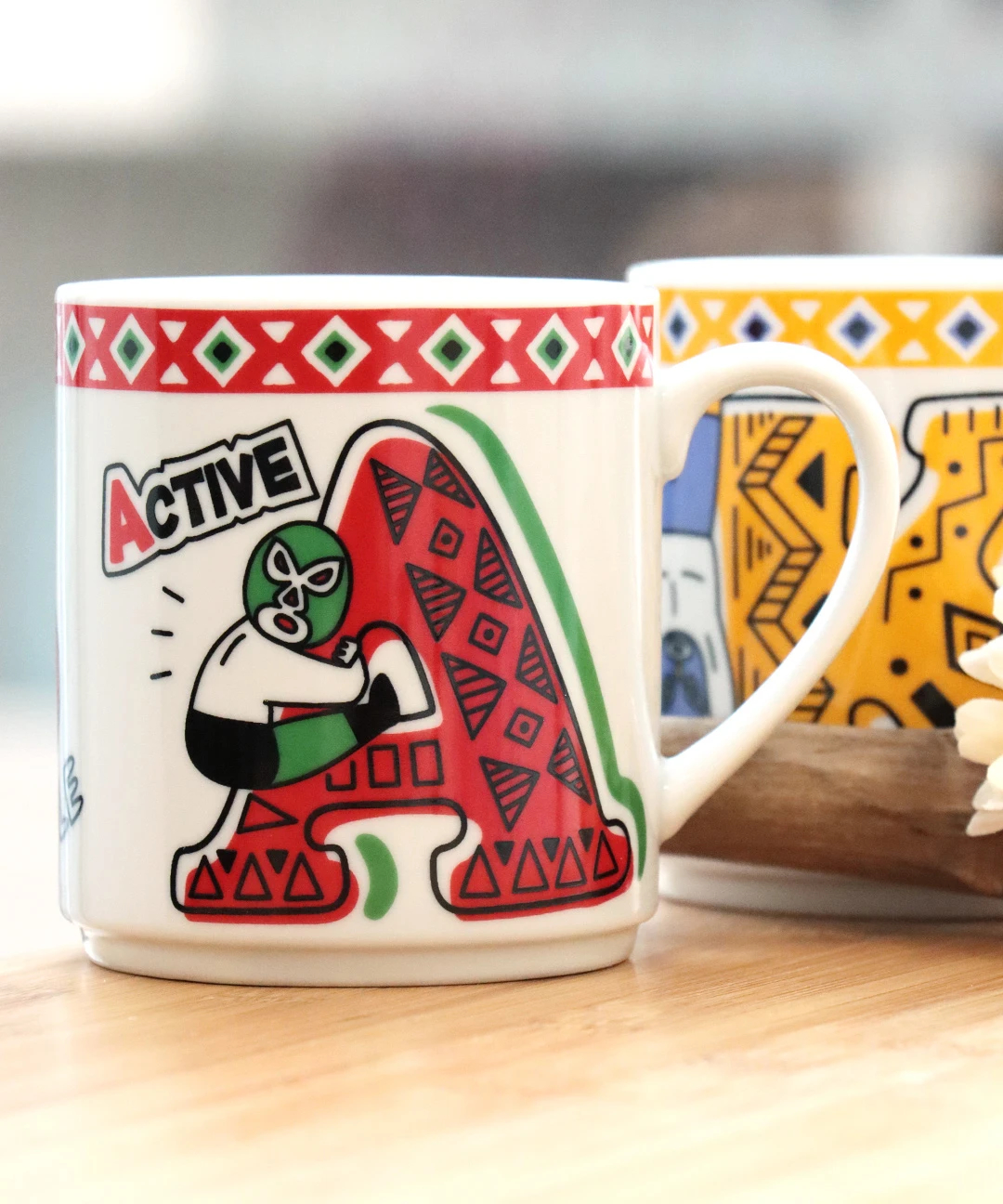 イニシャル ルチャマグカップ / 食器・カトラリー | エスニック