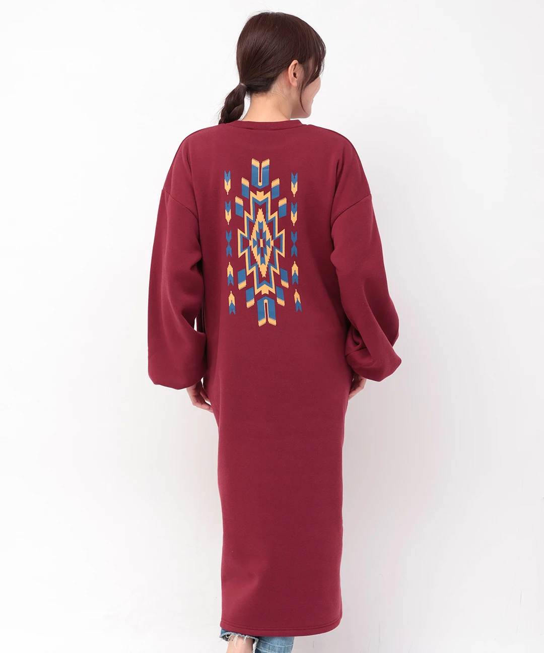 ナバホバックプリントワンピース / ワンピース | エスニック