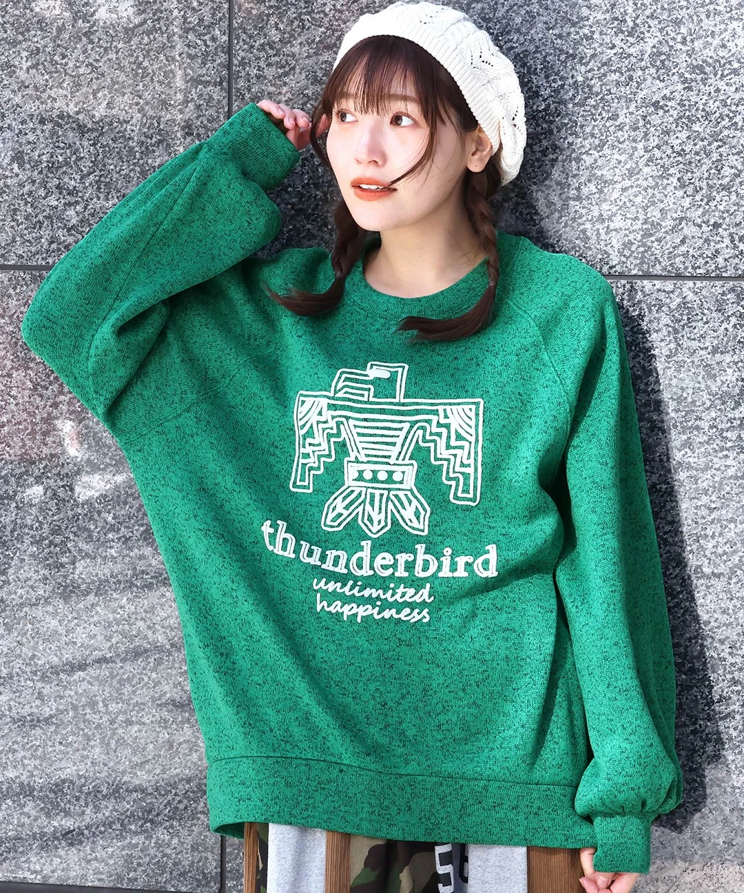 【美品】 サンダーバードプリントプルオーバー / スウェット・パーカー ジャケット・ブルゾン