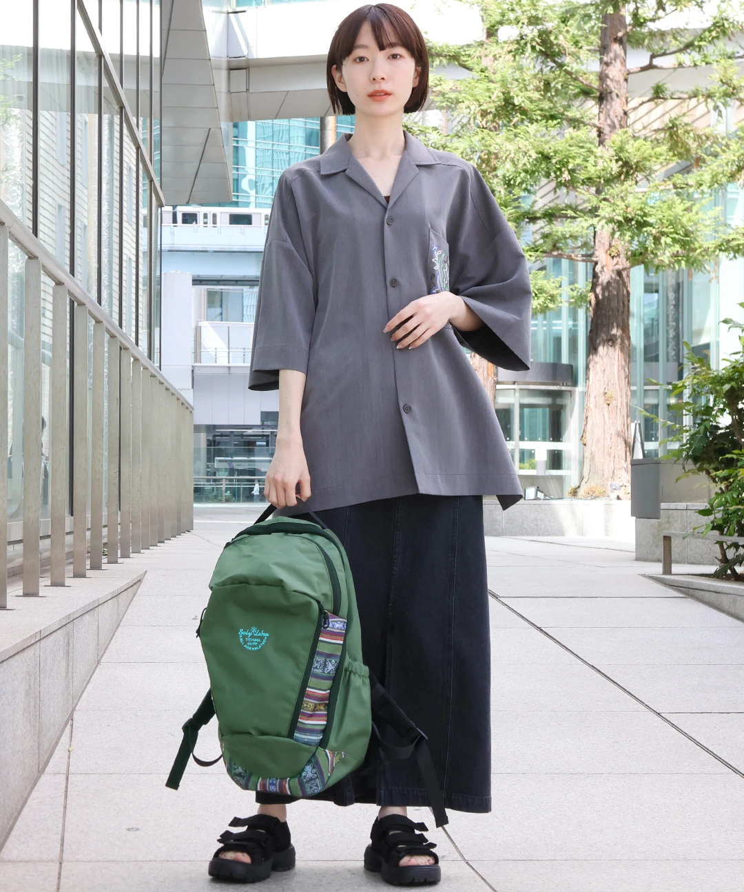 草木染め 帆布リュック オーガニックキャンバス　breezy blue 作家のご紹介／バッグ・日傘・ストール：breezy blue | せいた