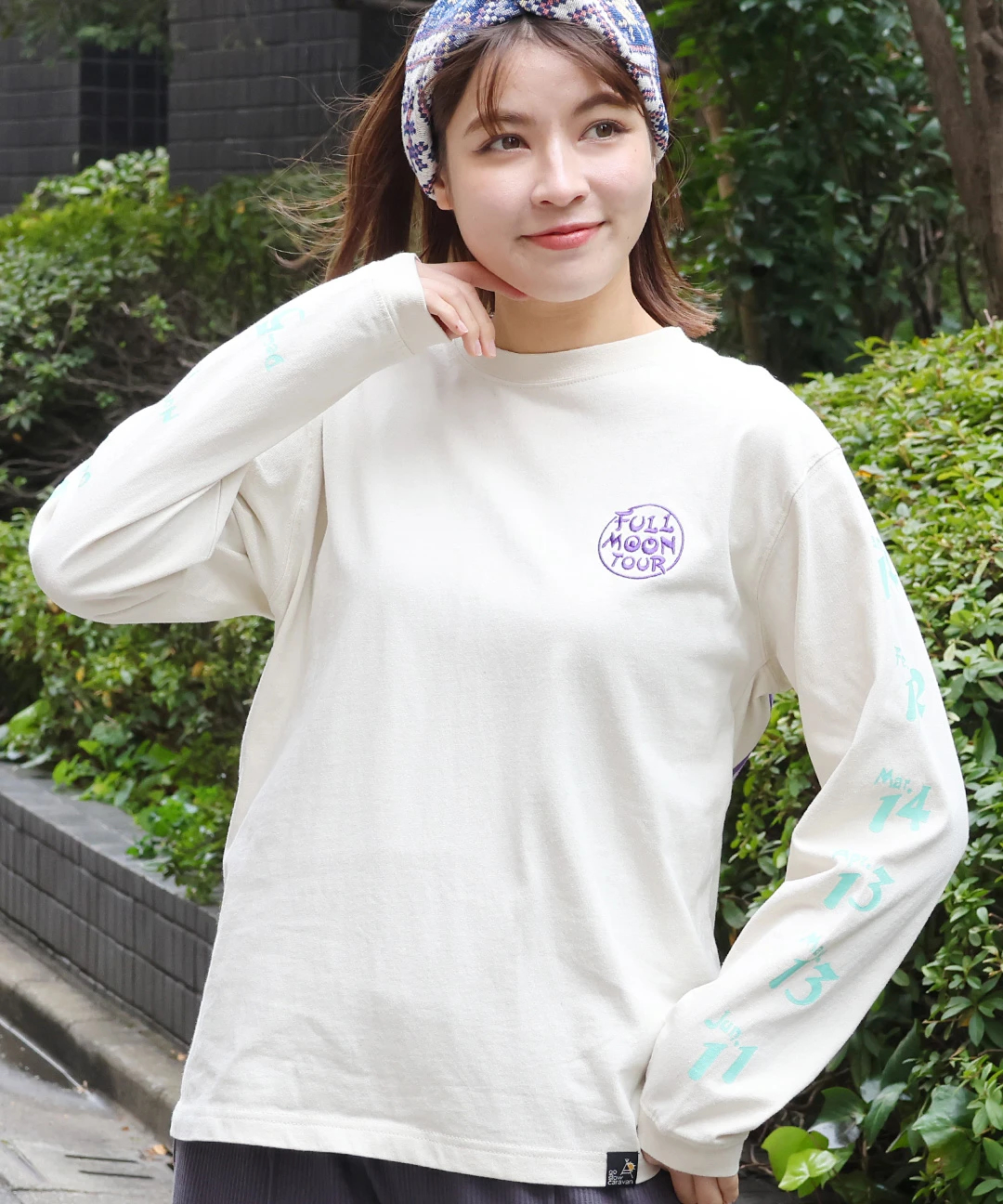 go slow caravan フルムーンツアーロングTシャツ【WEB限定】 go slow caravan フルムーンツアーロングTシャツ【WEB限定】 / T