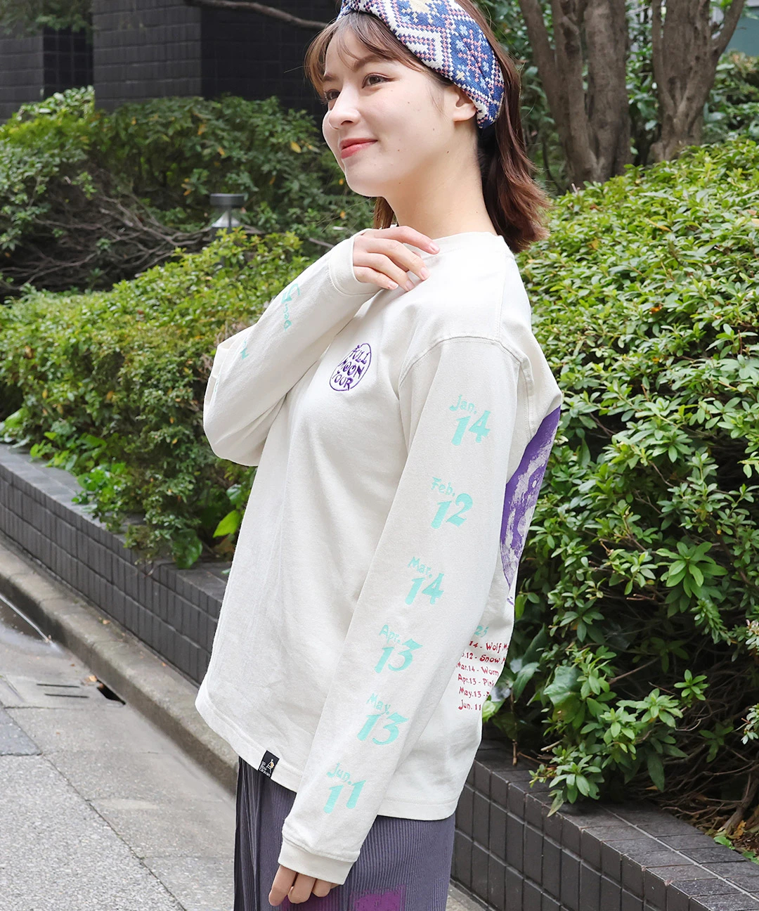 go slow caravan フルムーンツアーロングTシャツ【WEB限定】 / T