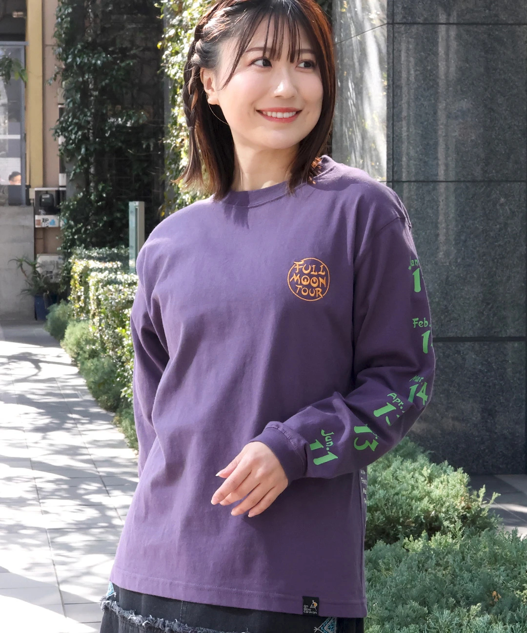 go slow caravan フルムーンツアーロングTシャツ【WEB限定】 go slow caravan フルムーンツアーロングTシャツ【WEB限定】 / T