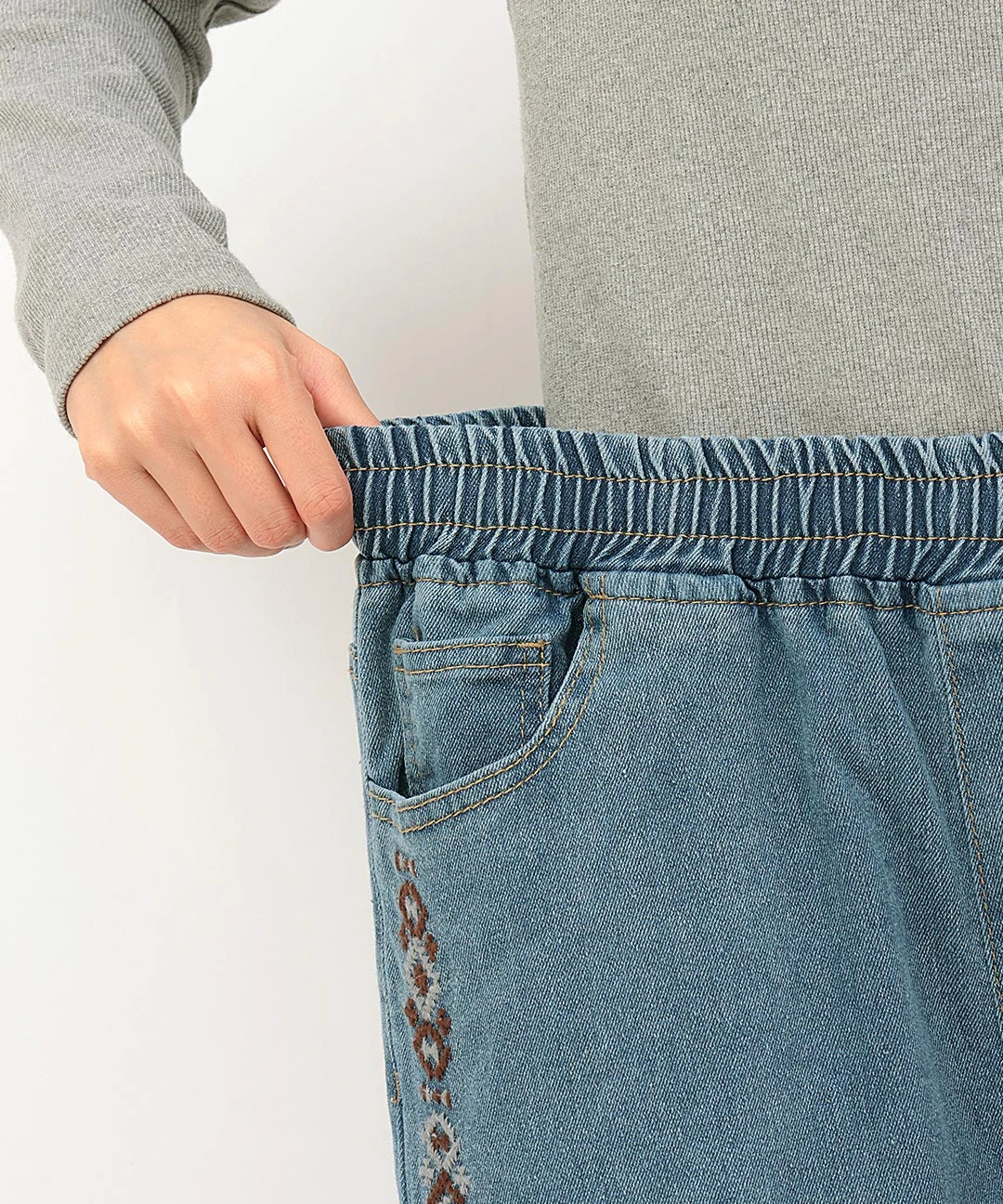 (完売品) CEEC™︎ バギーパンツ XL デニムバギーパンツ / パンツ | エスニックファッション＆雑貨の