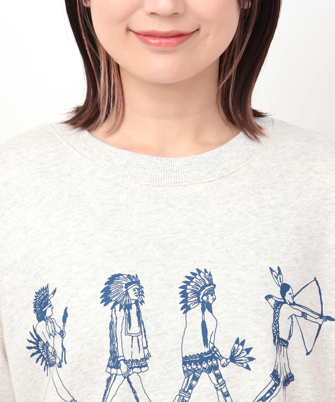 【美品】AMERI アメリ スウェット プルオーバートレーナー AMERICAN HOLIC トレーナー スウェット サガラ刺繍スウェット