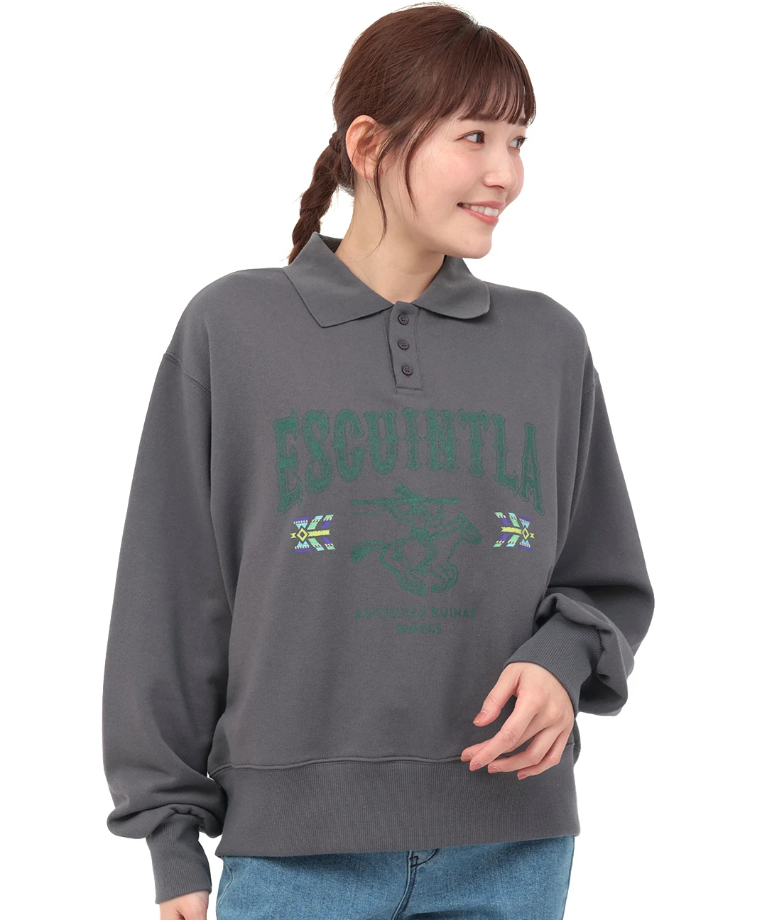 スキッパースウェットプルオーバー / スウェット・パーカー