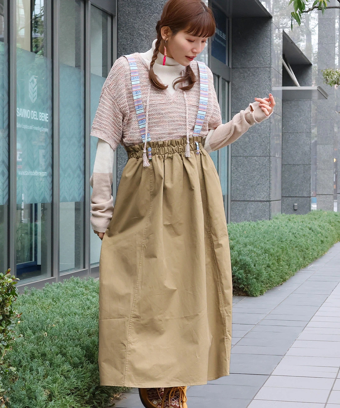 2WAYサスペンダースカート / サロペット・オーバーオール | エスニック