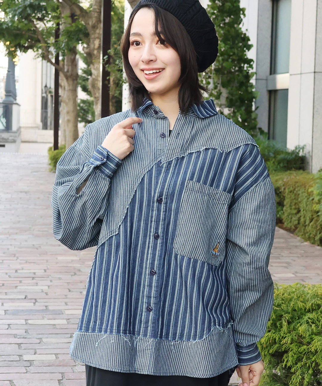 クックさま　専用！ 2025年秋冬 新色追加】マシュマロガーゼ フロントタックプル